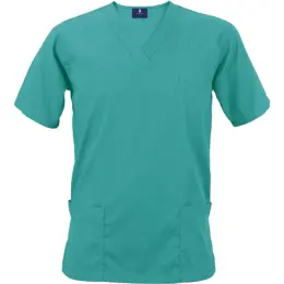 Riley Scrub Top Turquoise